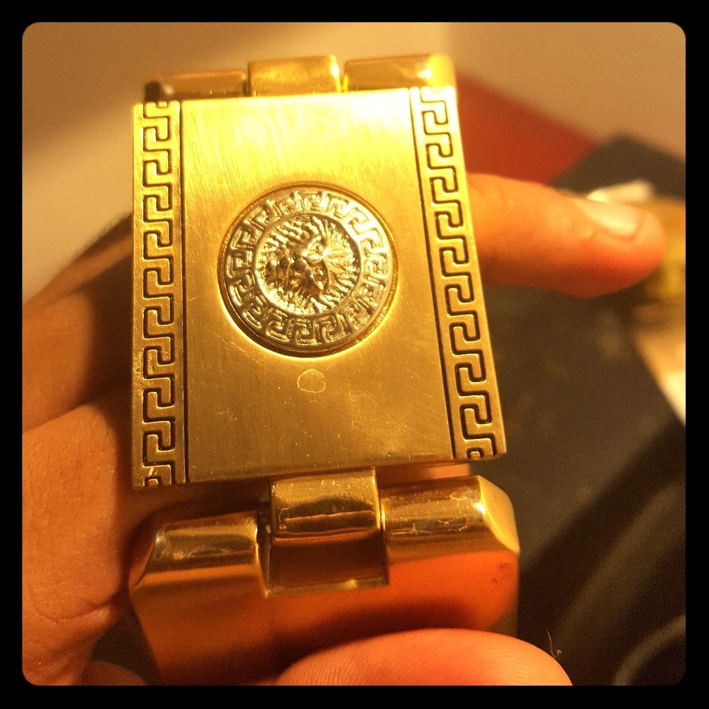 Genuine ostrich skin "El Presidente" cowboy belt